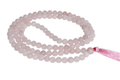Rose Quartz Gemstone Mala, 108 Prayer Bead Mala.