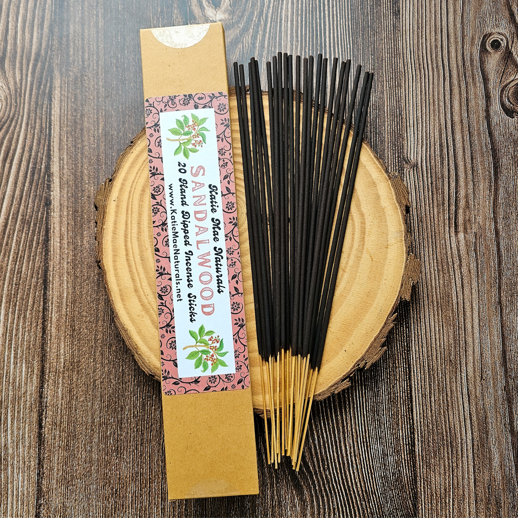 Sandalwood Incense Sticks – Hand Dipped Earthy & Grounding Incense | Incense | Wiccan Center