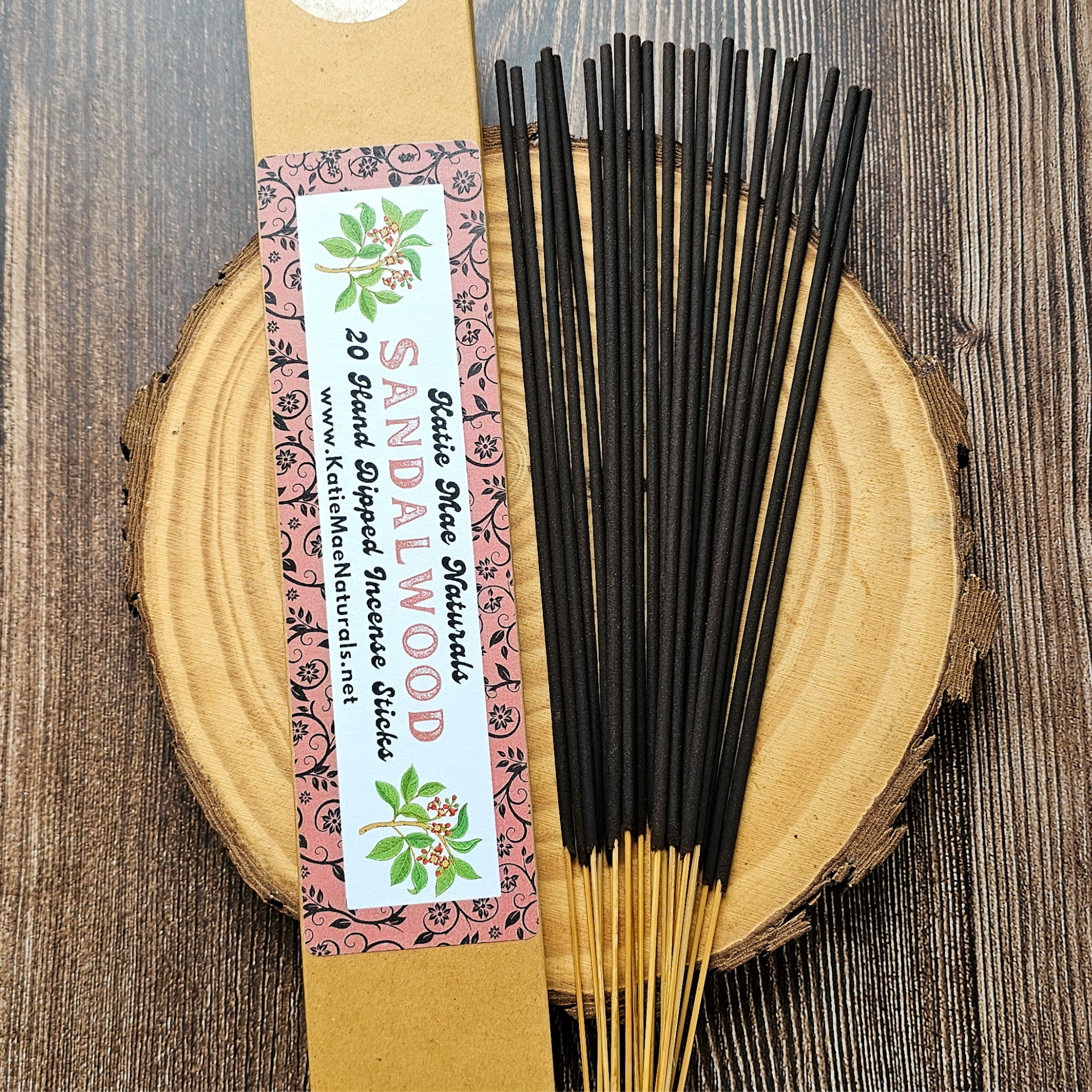 Sandalwood Incense Sticks – Hand Dipped Earthy & Grounding Incense | Incense | Wiccan Center