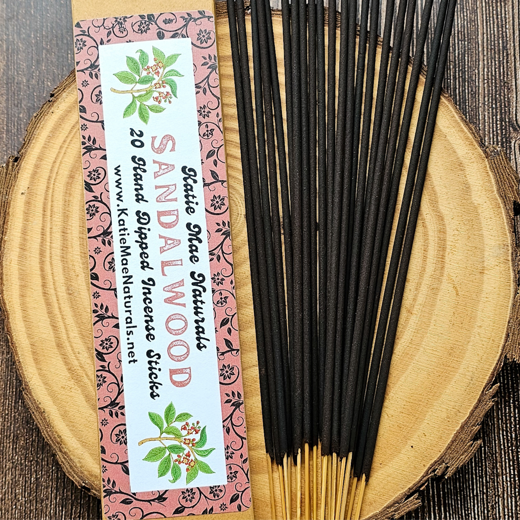 Sandalwood Incense Sticks – Hand Dipped Earthy & Grounding Incense | Incense | Wiccan Center