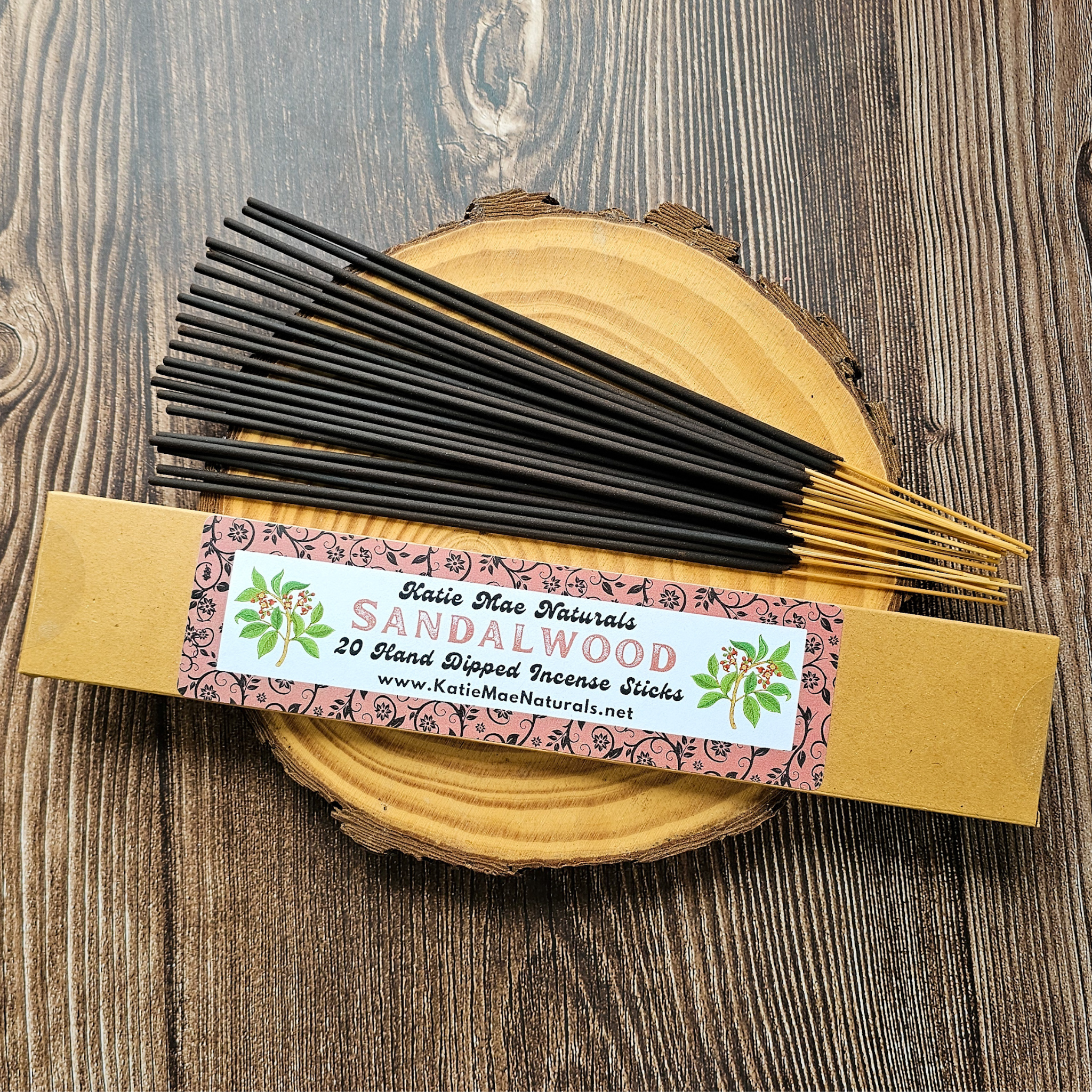 Sandalwood Incense Sticks – Hand Dipped Earthy & Grounding Incense | Incense | Wiccan Center