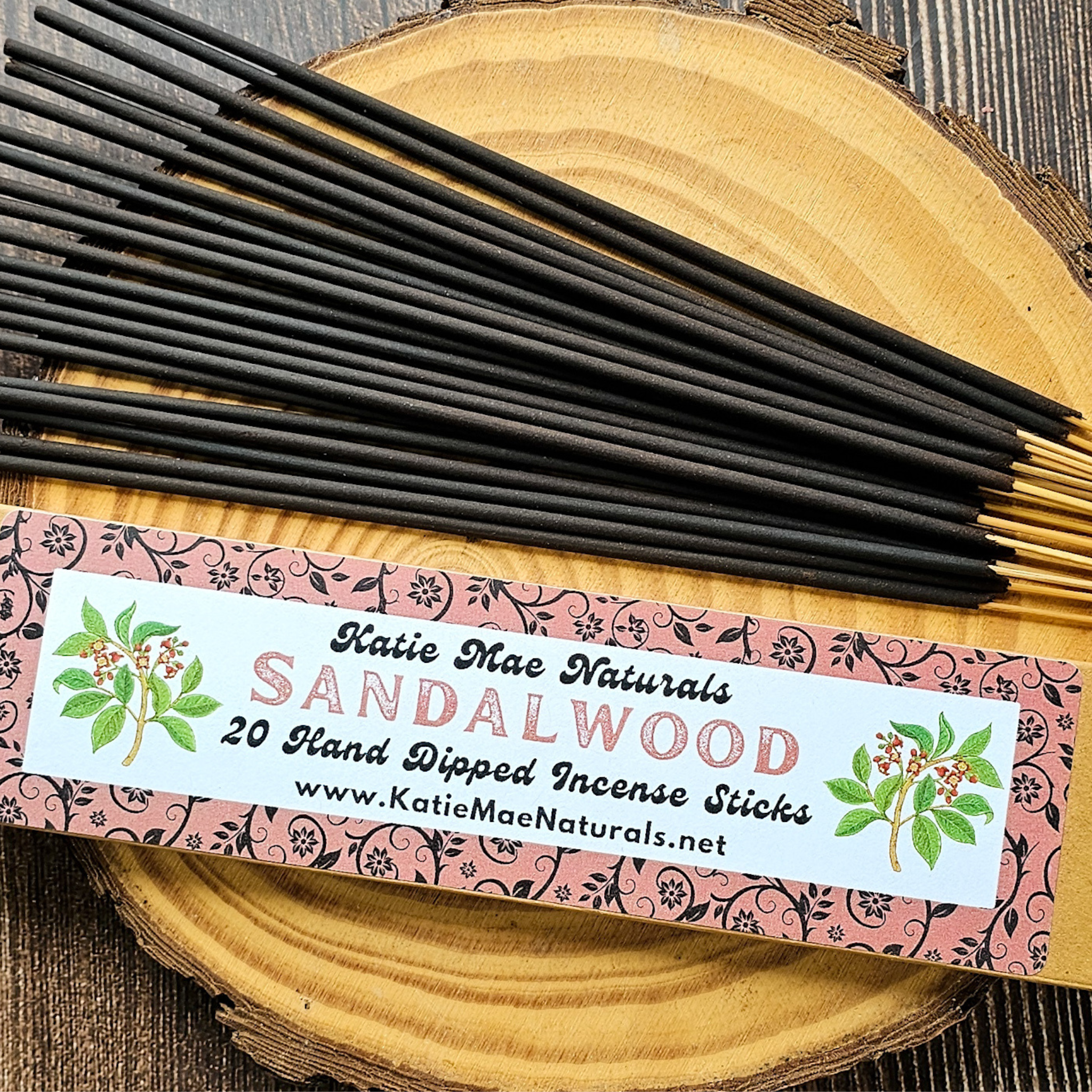 Sandalwood Incense Sticks – Hand Dipped Earthy & Grounding Incense | Incense | Wiccan Center