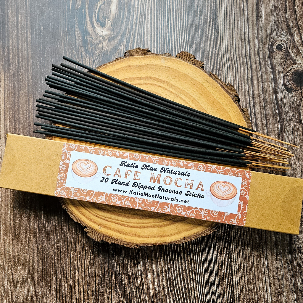 Cafe Mocha Incense Sticks – Hand Dipped Warm Coffee & Chocolate Incense