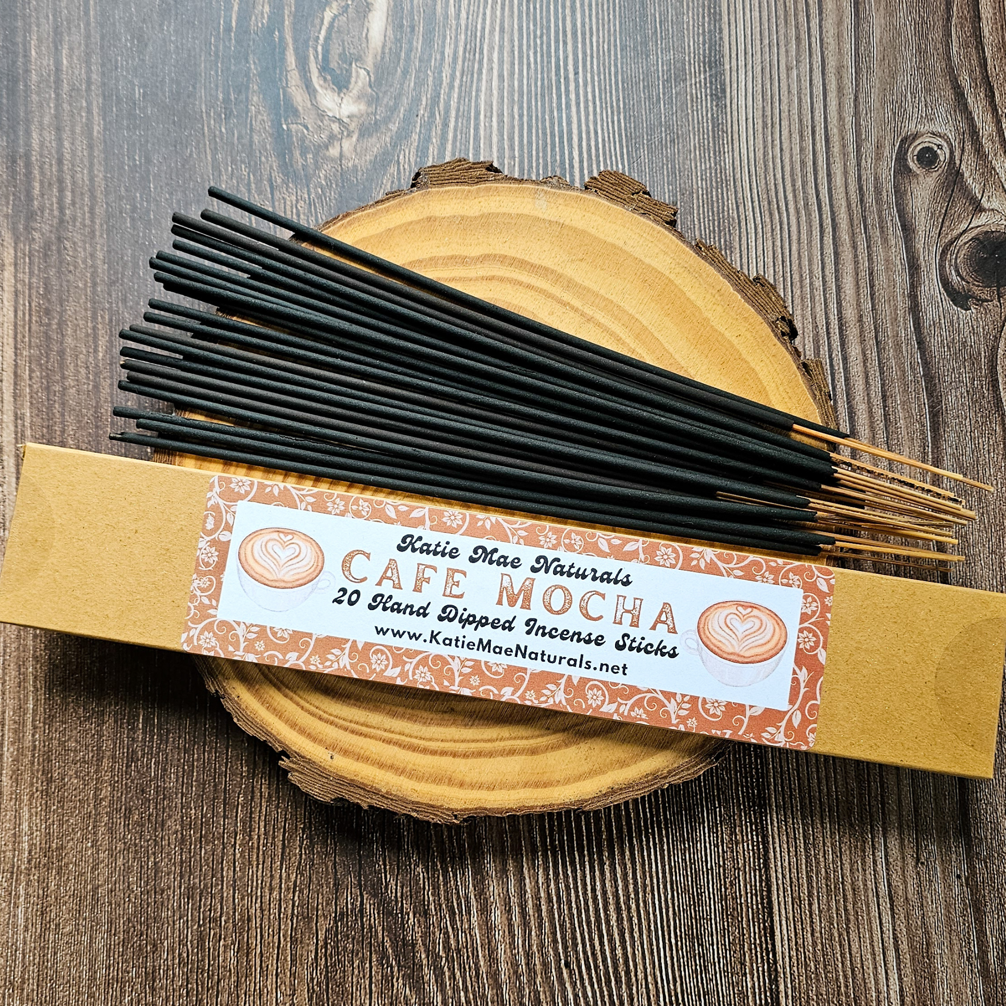 Cafe Mocha Incense Sticks – Hand Dipped Warm Coffee & Chocolate Incense