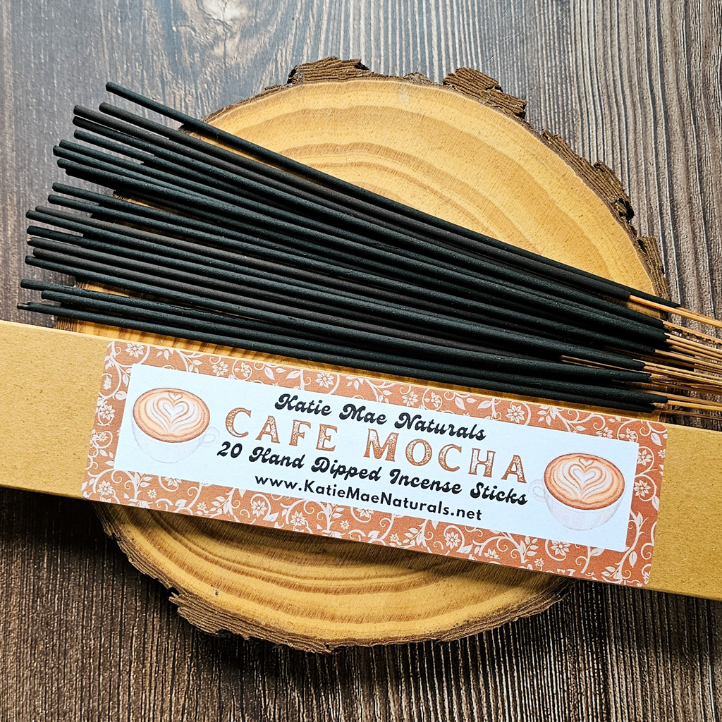 Cafe Mocha Incense Sticks – Hand Dipped Warm Coffee & Chocolate Incense