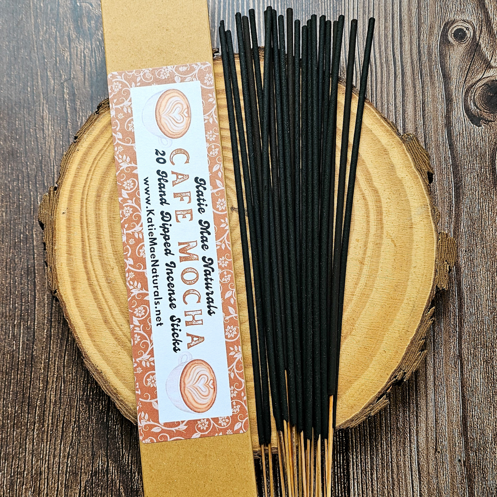 Cafe Mocha Incense Sticks – Hand Dipped Warm Coffee & Chocolate Incense
