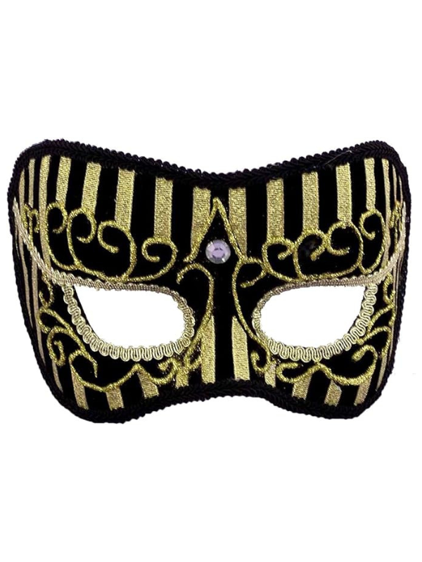 Forum Mardi Gras Costume Masquerade Oriental Half Mask
