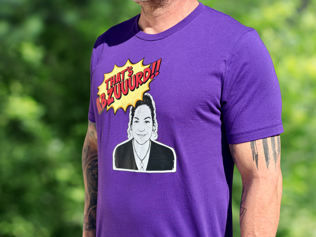 Sending Ravens "THAT'S ABZUURD!" Special Edition Unisex T-Shirt - Purple