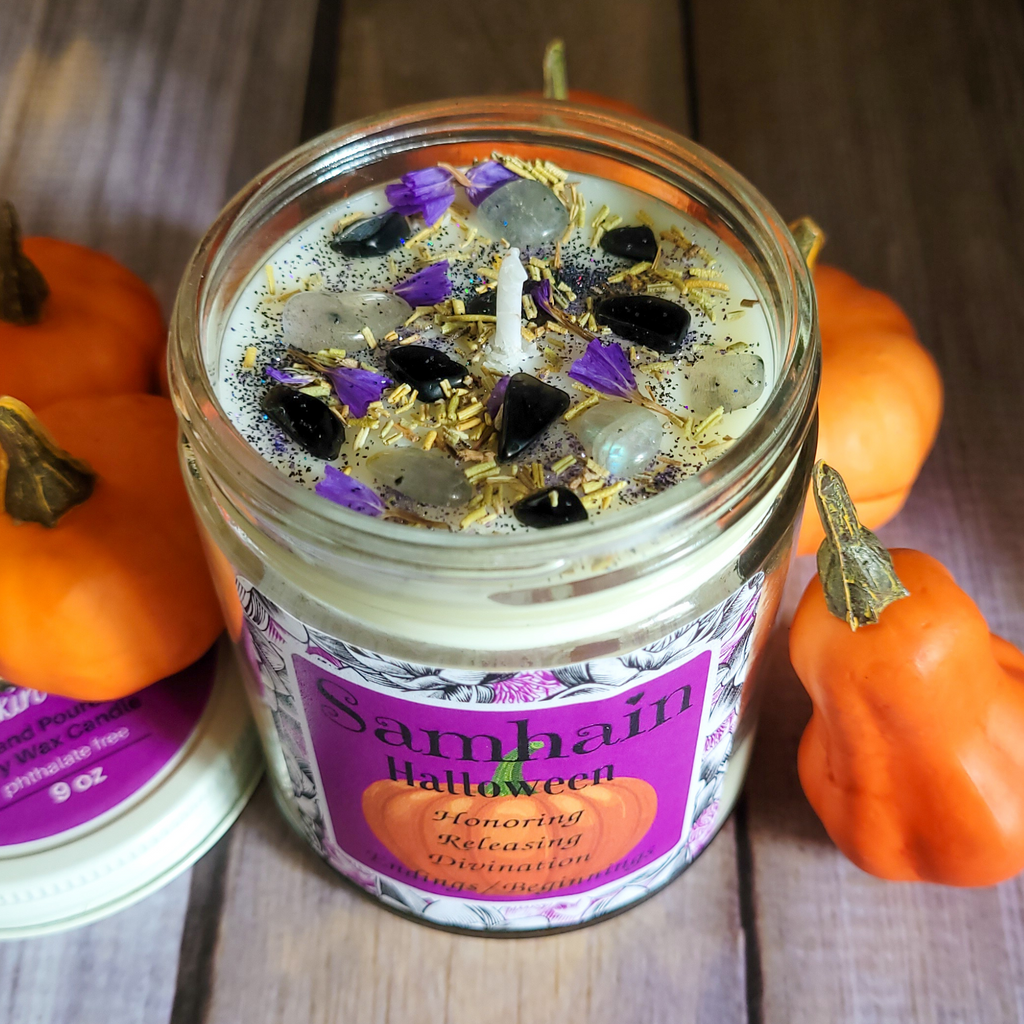 Samhain Halloween Candle (Pumpkin Hollow) - 9 oz