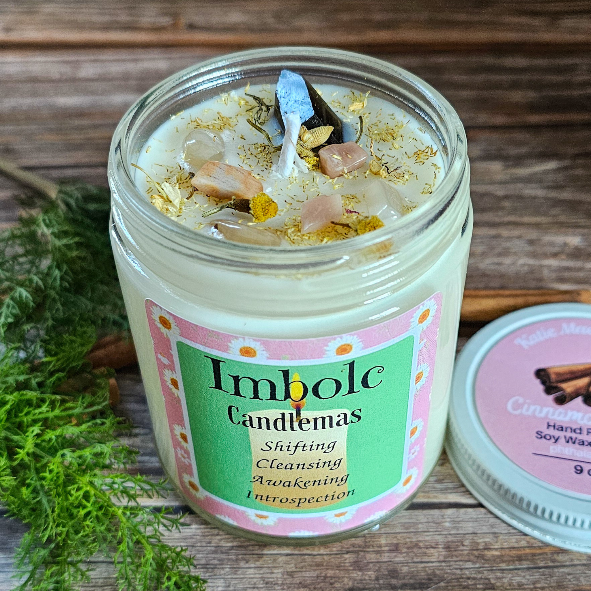 The Imbolc Candle (Cinnamon Sticks) - 9 oz