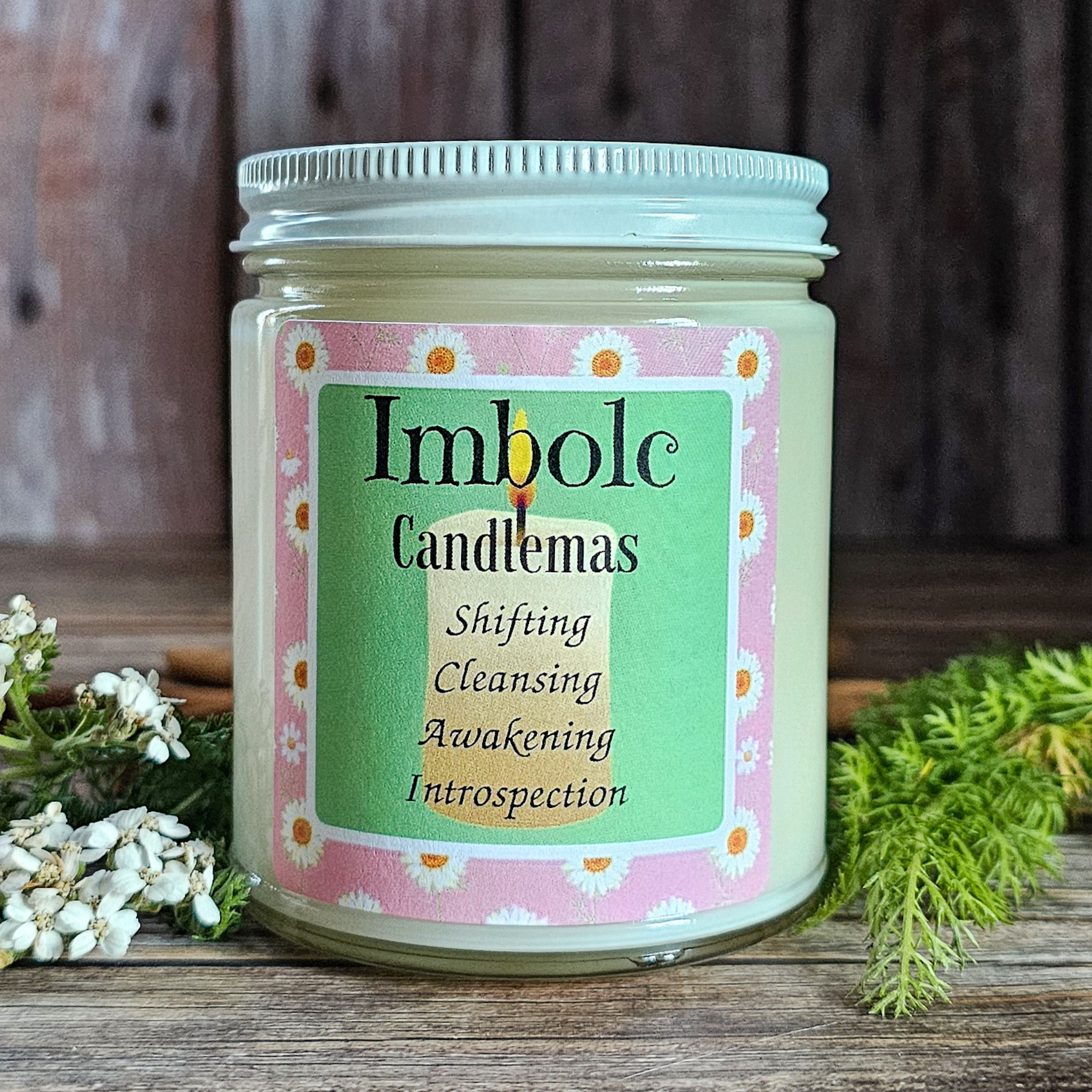 The Imbolc Candle (Cinnamon Sticks) - 9 oz