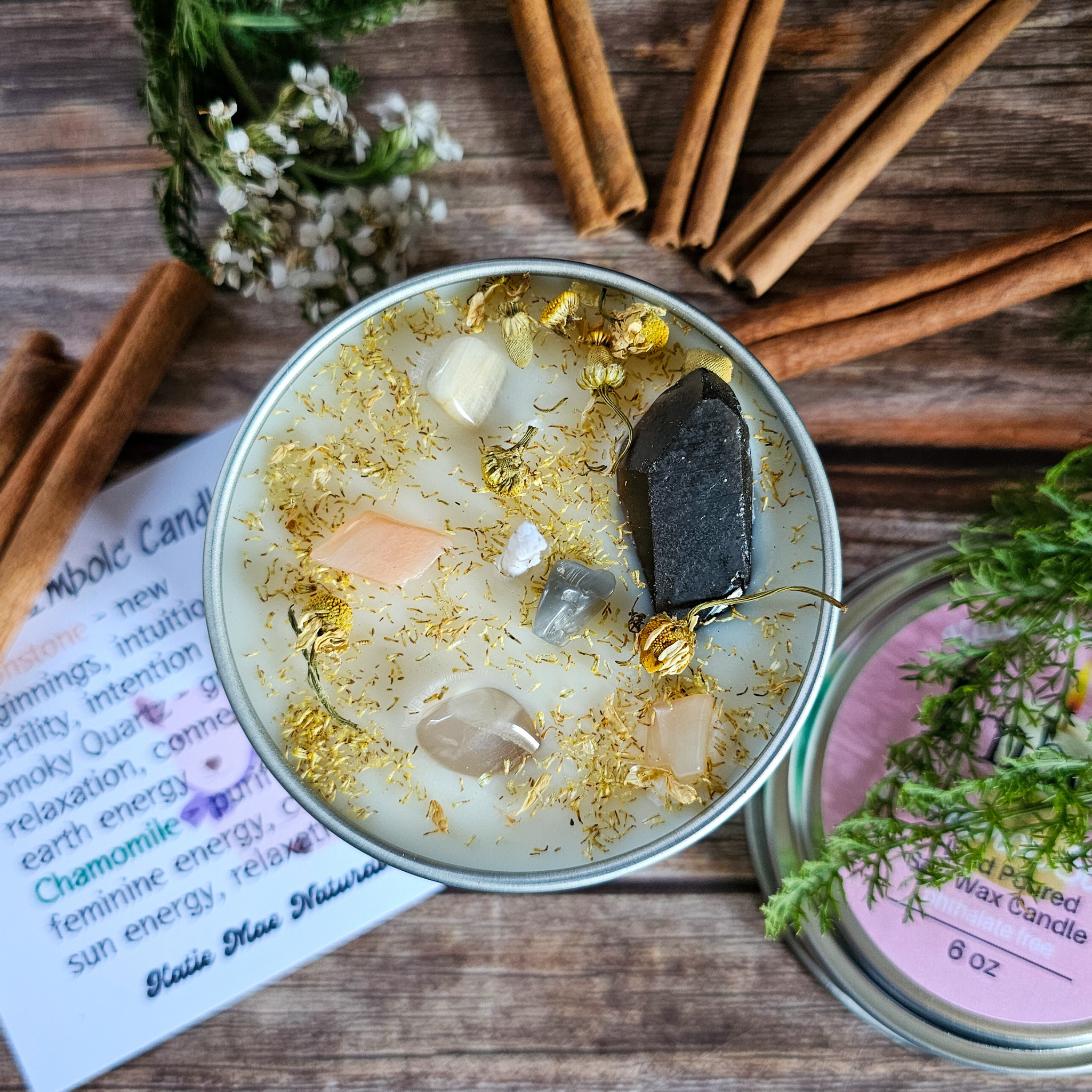 The Imbolc Candle (Cinnamon Sticks) - 6 oz