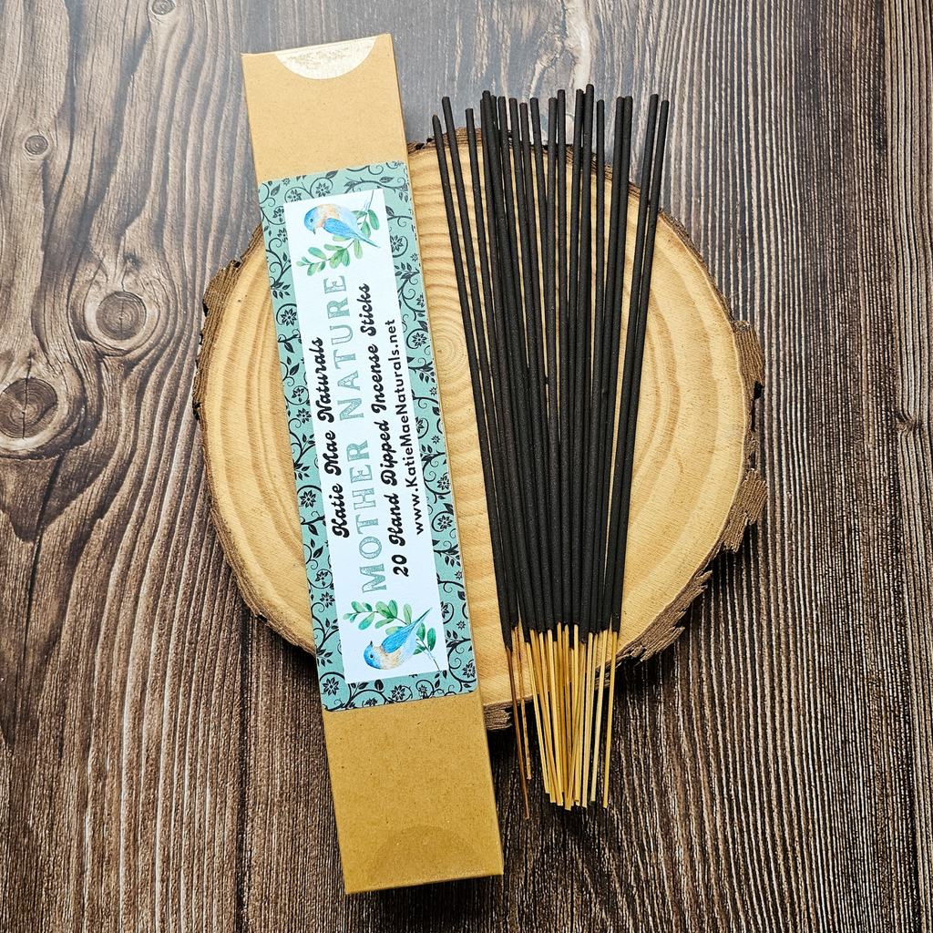 Mother Nature Incense Sticks – Hand Dipped Green & Floral Earthy Incense