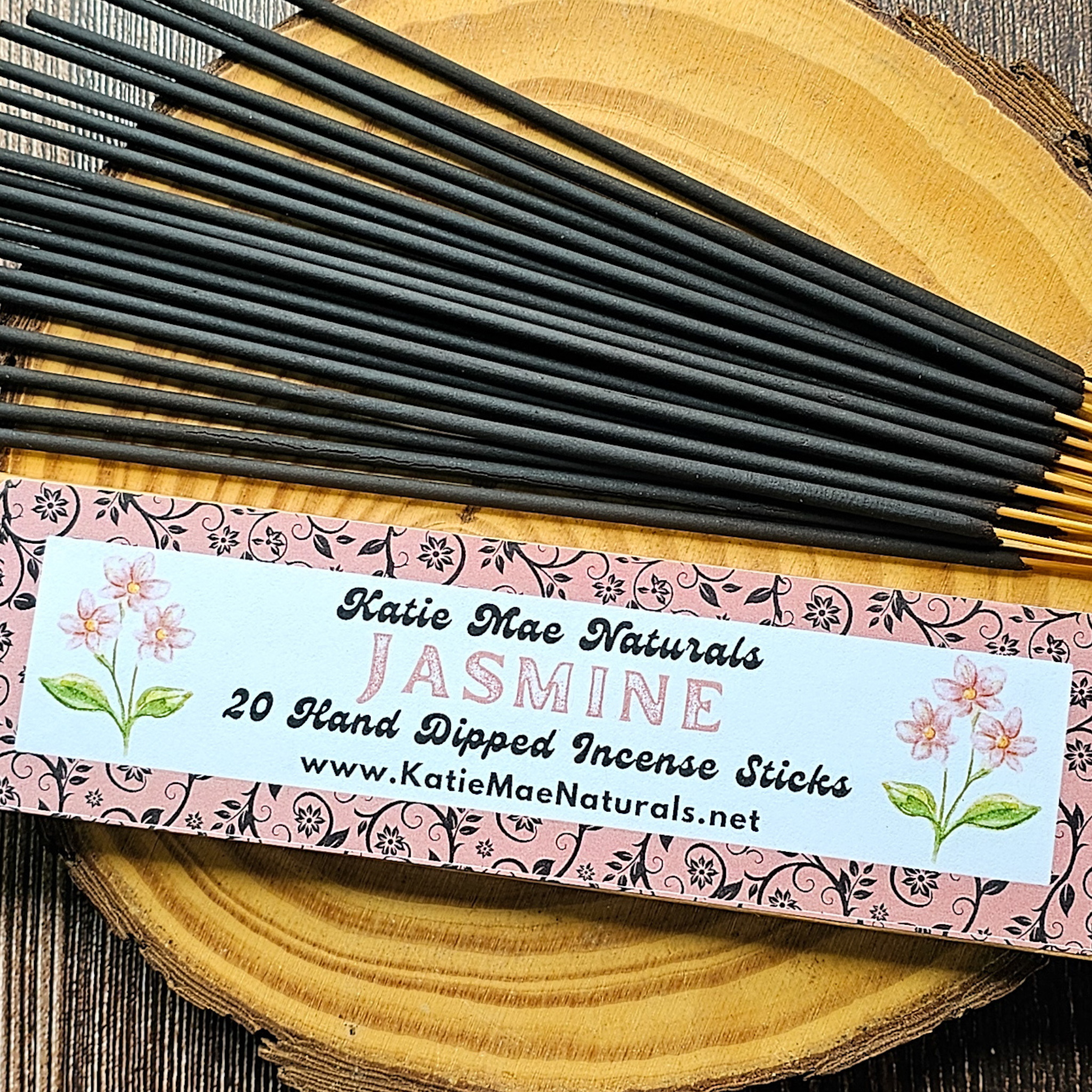 Jasmine Incense Sticks – Hand Dipped Soft Floral Incense