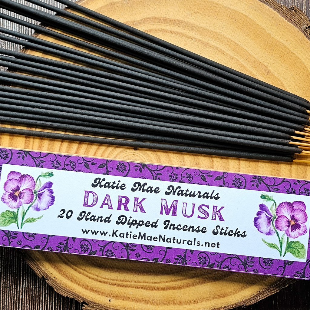 Dark Musk Incense Sticks – Hand Dipped Warm & Sensual Incense