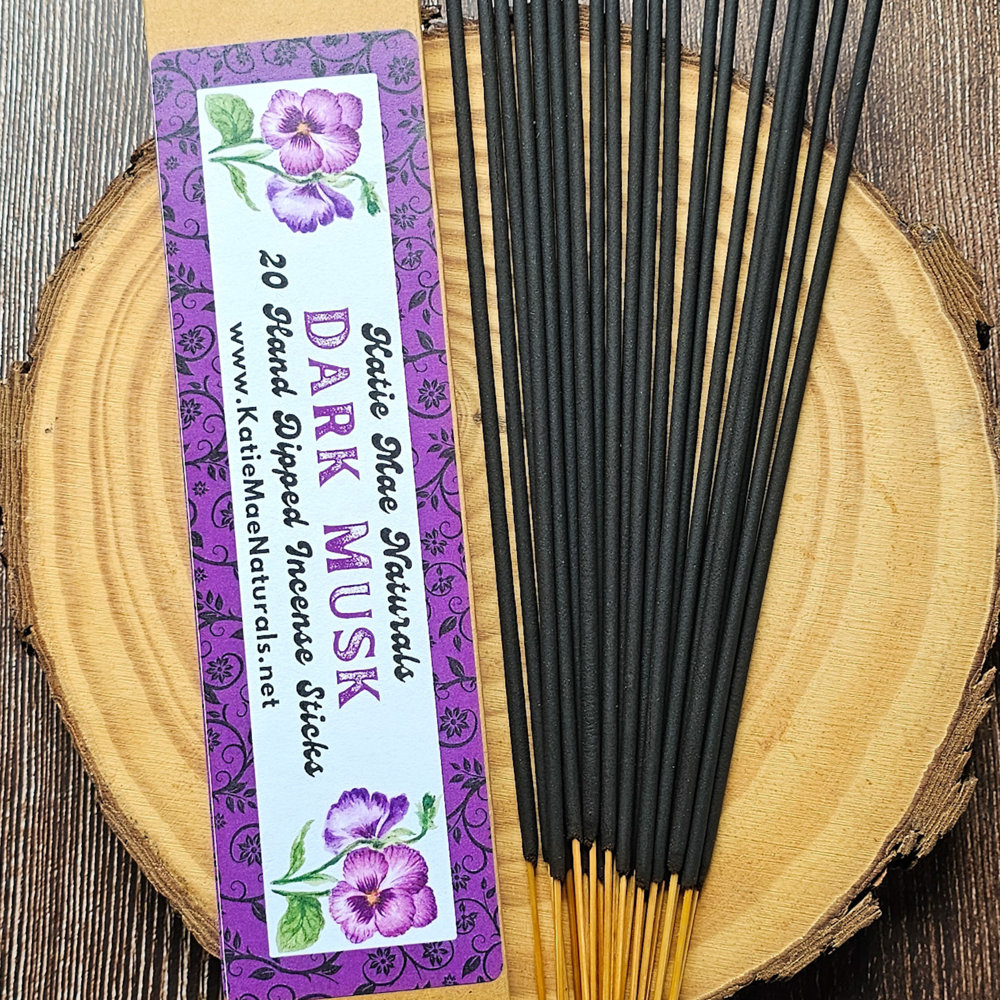 Dark Musk Incense Sticks – Hand Dipped Warm & Sensual Incense