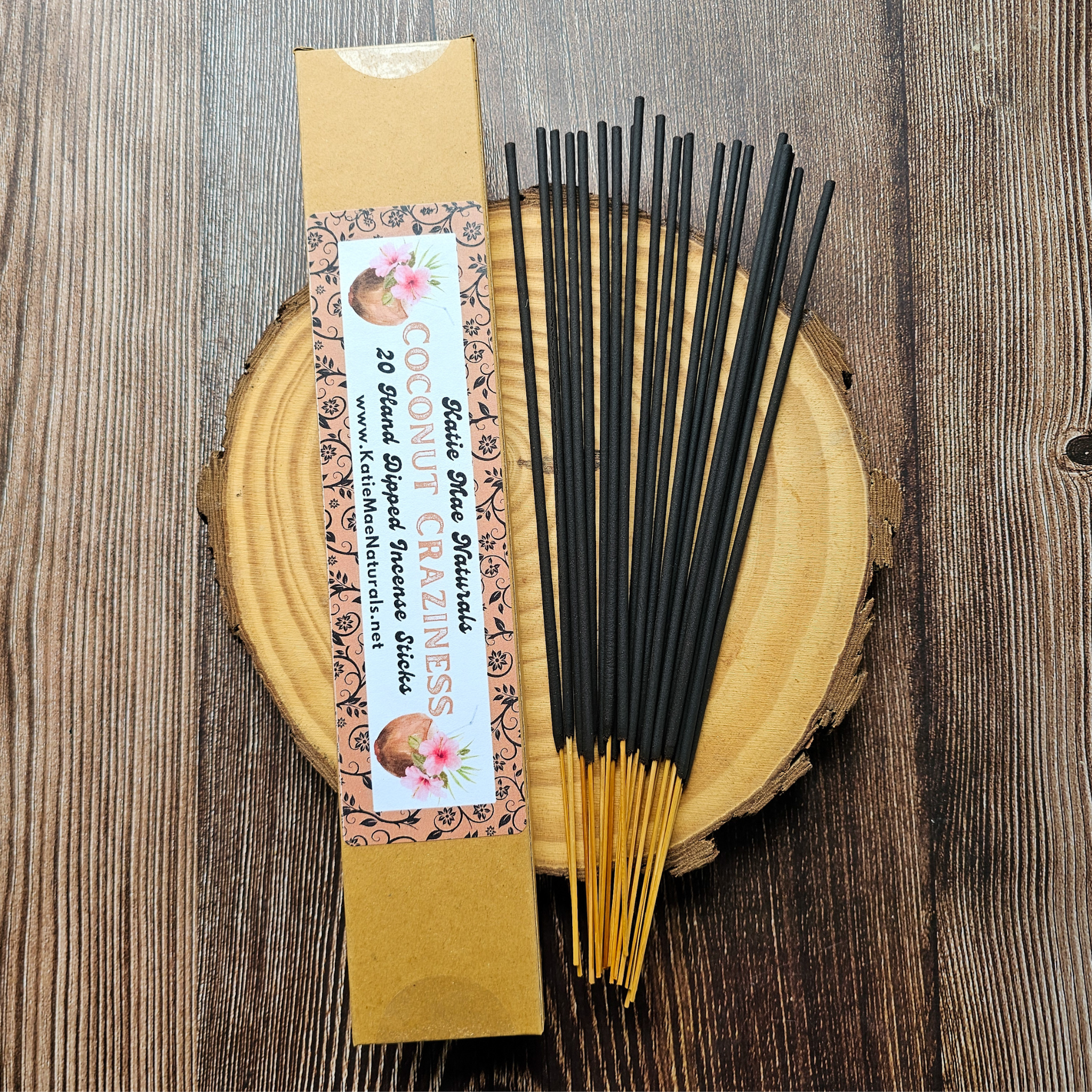 Coconut Craziness Incense Sticks – Hand Dipped Sweet Tropical Incense