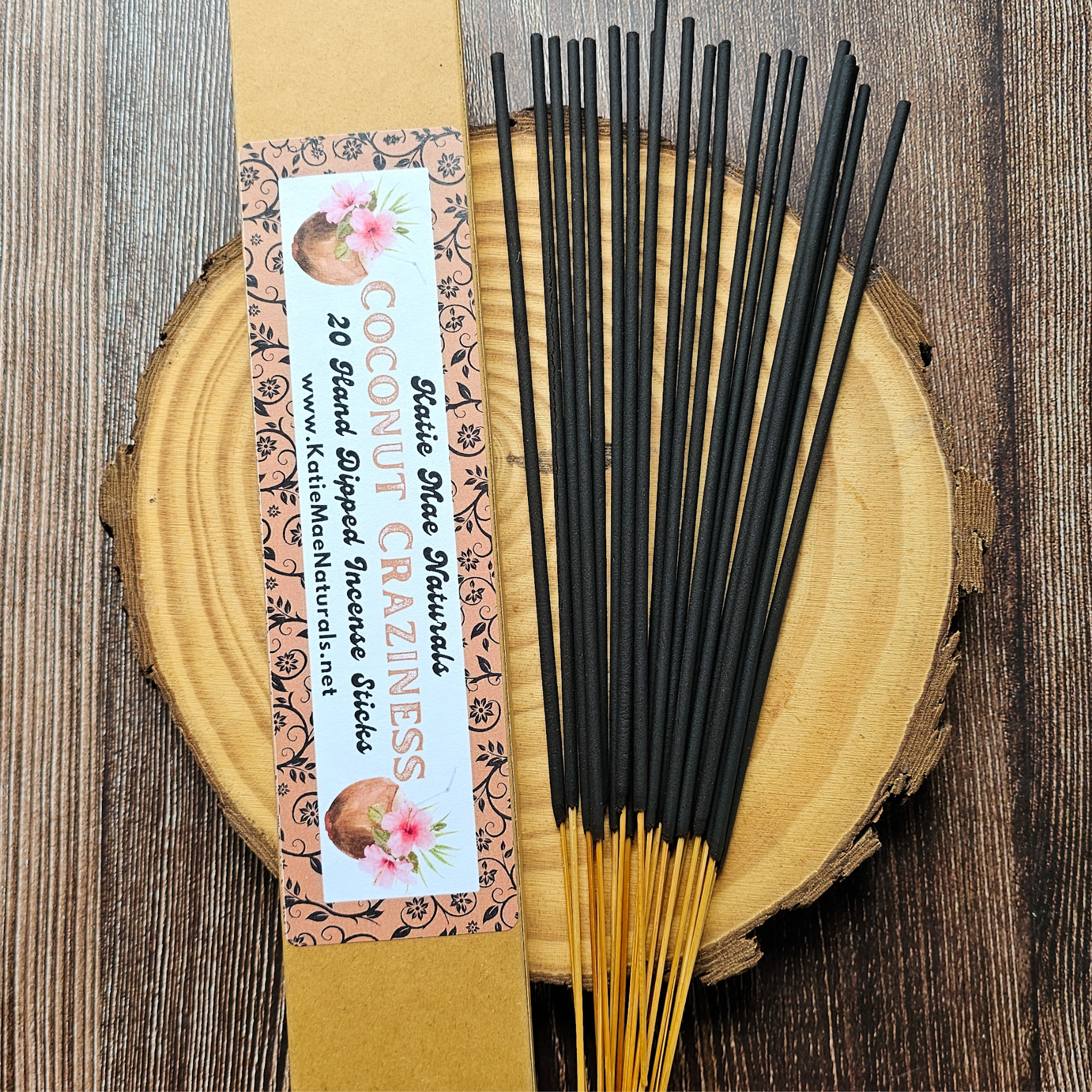 Coconut Craziness Incense Sticks – Hand Dipped Sweet Tropical Incense