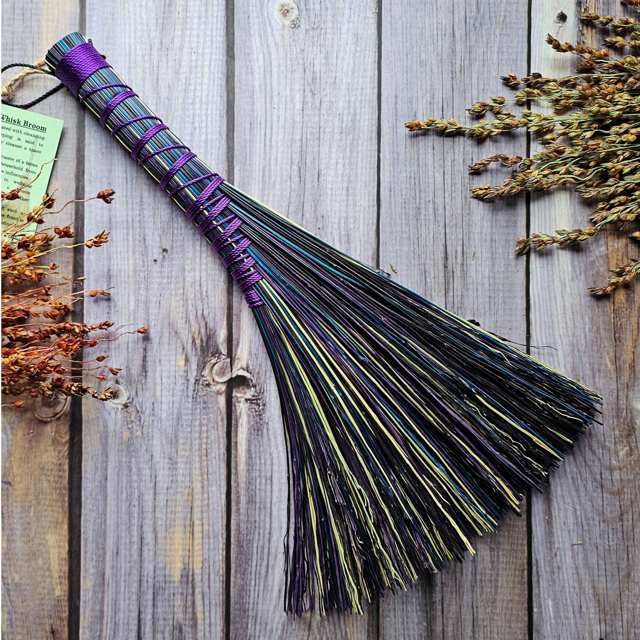 Turkey Wing Whisk Broom - Decorative Broom - Cottagecore Charm