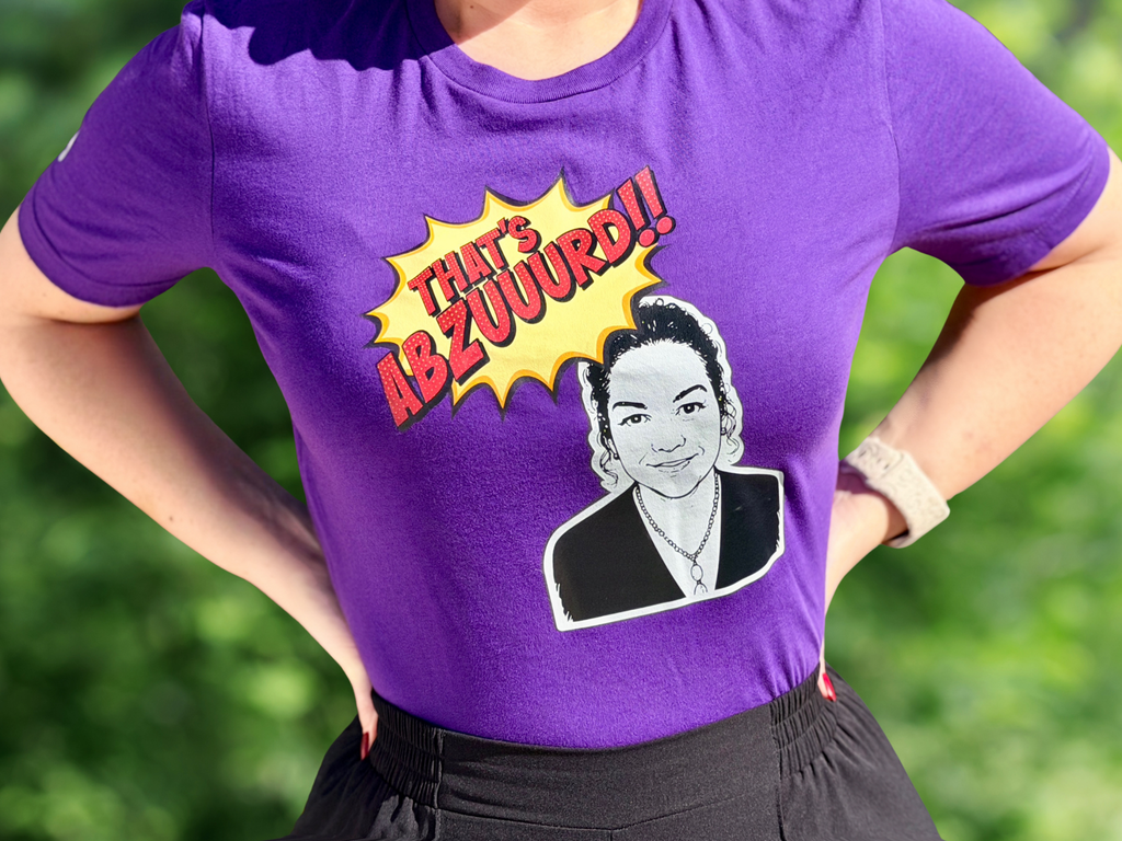 Sending Ravens "THAT'S ABZUURD!" Special Edition Unisex T-Shirt - Purple