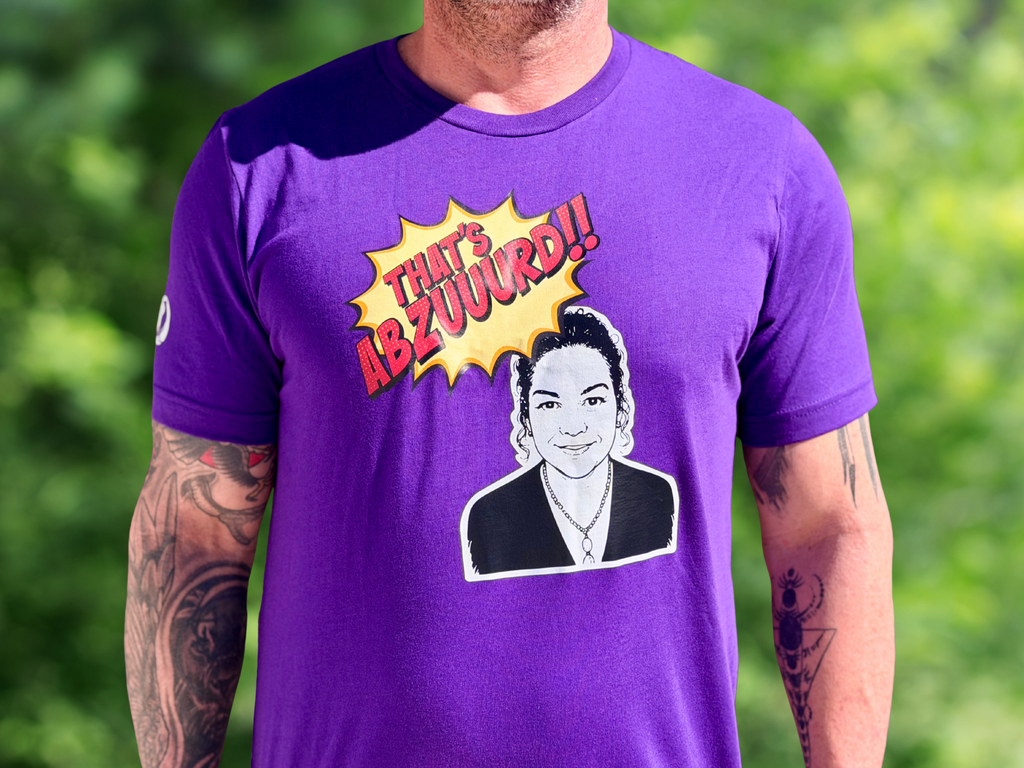 Sending Ravens "THAT'S ABZUURD!" Special Edition Unisex T-Shirt - Purple