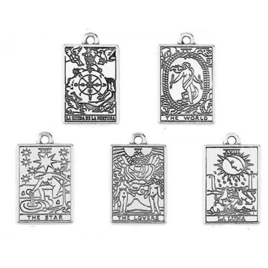 Tarot Card Necklaces - Silver Colored | | Wiccan Center
