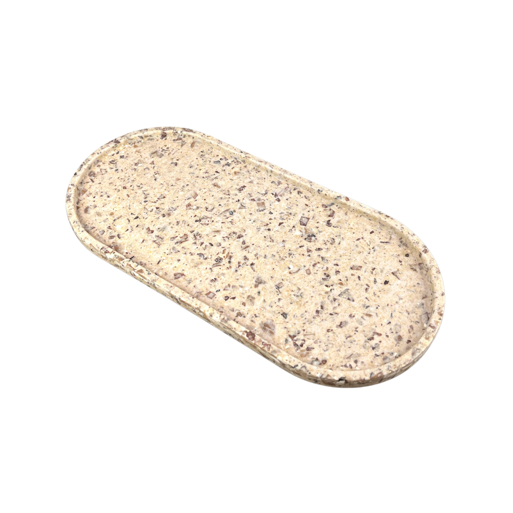 Upcycled Oval Tray: Coffee Bean Husk | Tray | Wiccan Center