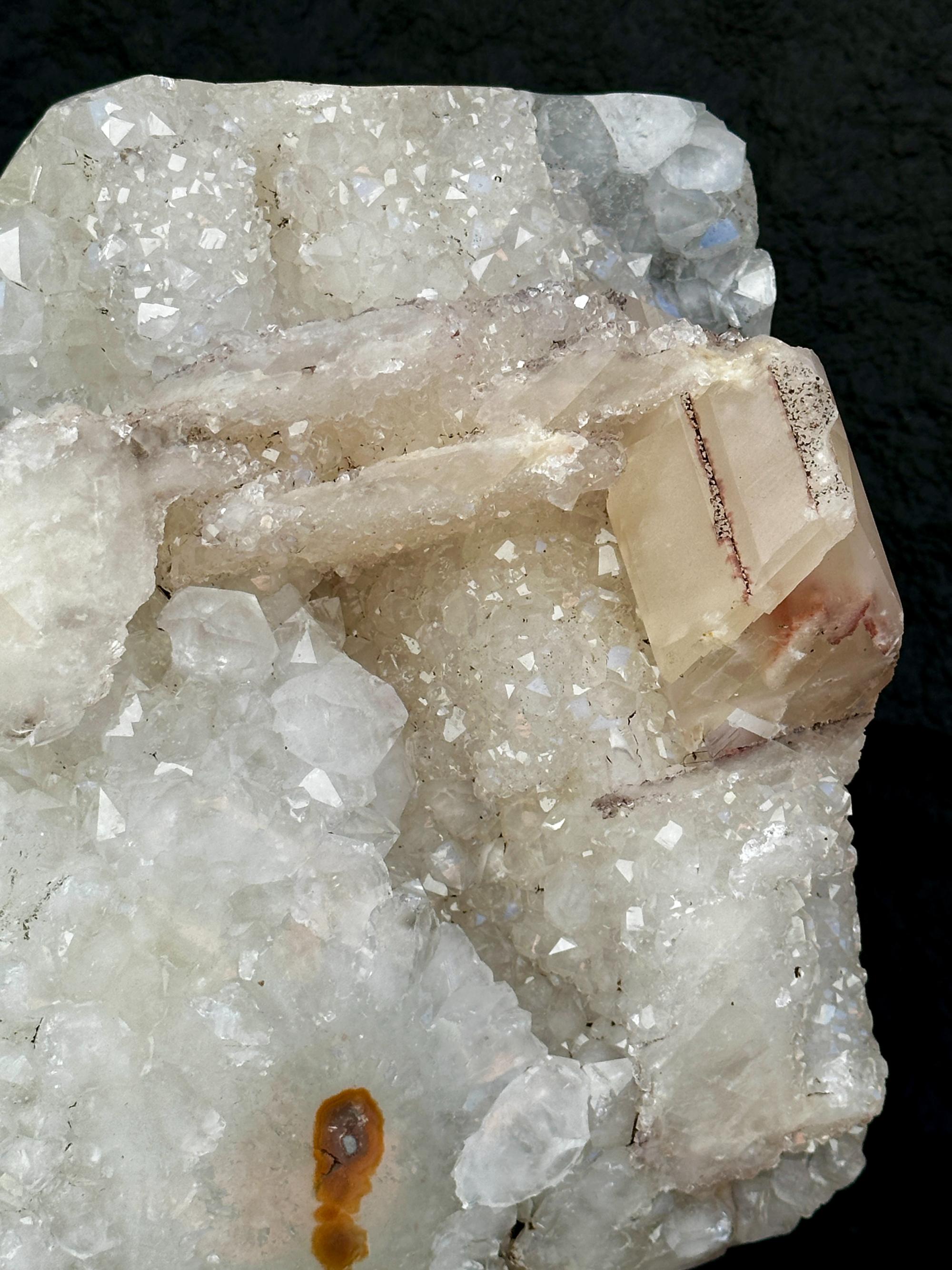Natural Uruguayan Quartz Crystal on Metal Stand | | Wiccan Center