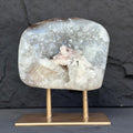Uruguayan Quartz Geode With Stand For Collectors | | Wiccan Center