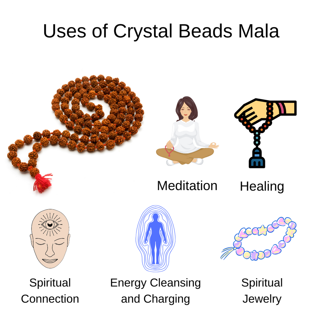 Labradorite Gemstone Mala, 108 Prayer Bead Mala.