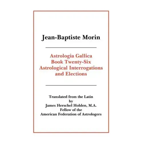 Astrologia Gallica Book 26 - Paperback