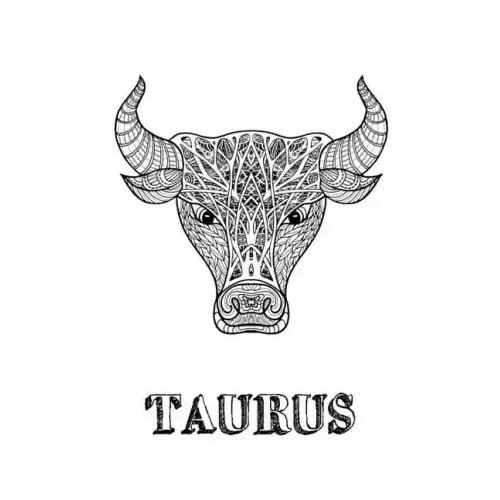 Taurus: Coloring Book with Three Different Styles of All Twelve Signs of the Zodiac. 36 Individual Coloring Pages. 8.5 x 11 - Paperback
