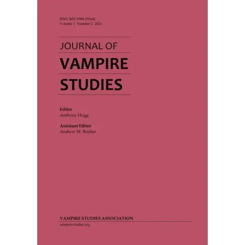 Journal of Vampire Studies: Vol. 1, No. 2 (2021) - Paperback | Books | Wiccan Center