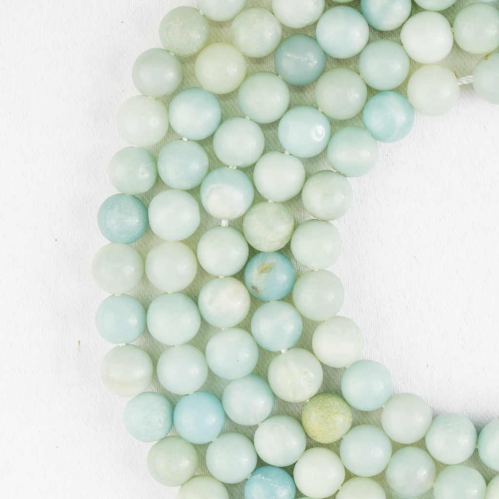 Amazonite Beads, Natural Crystal Round Beads 4mm to 10mm