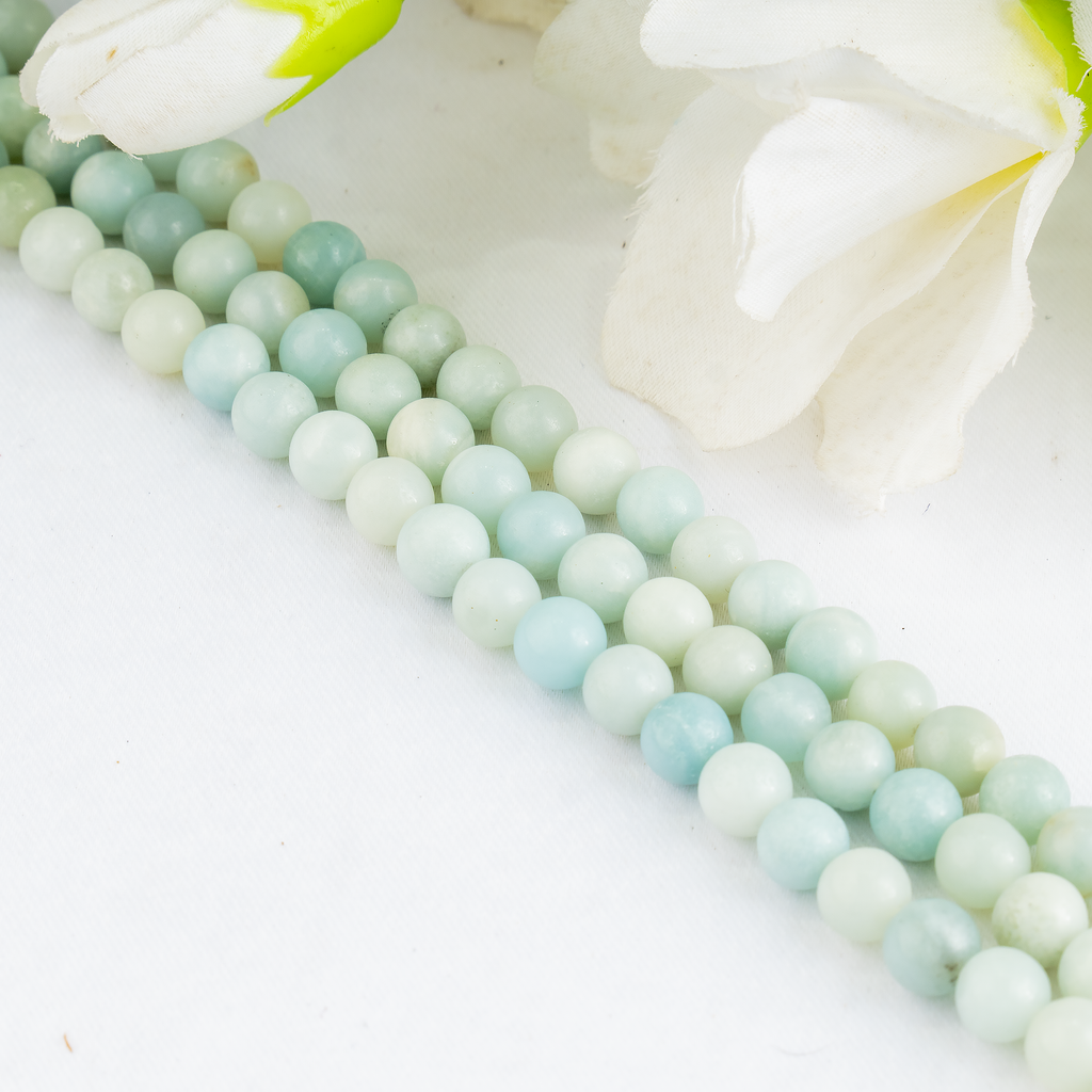 Amazonite Beads, Natural Crystal Round Beads 4mm to 10mm