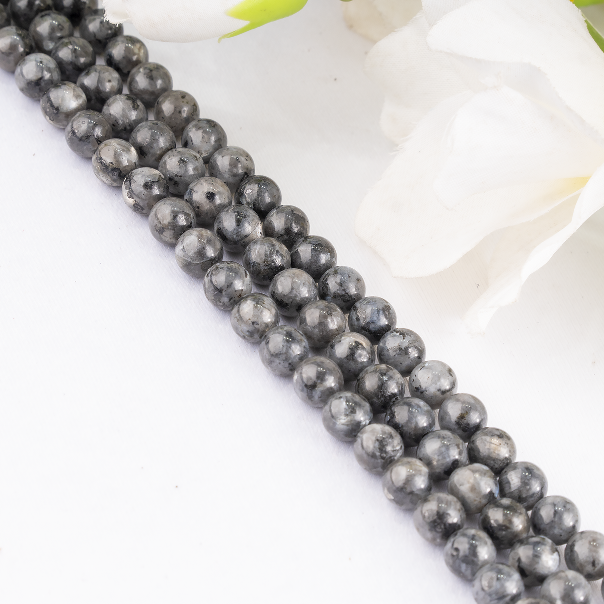 Black Labradorite Beads, Natural Round Crystal Beads 4mm to 12mm | Beads | Wiccan Center