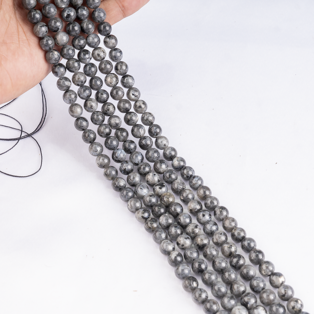 Black Labradorite Beads, Natural Round Crystal Beads 4mm to 12mm | Beads | Wiccan Center