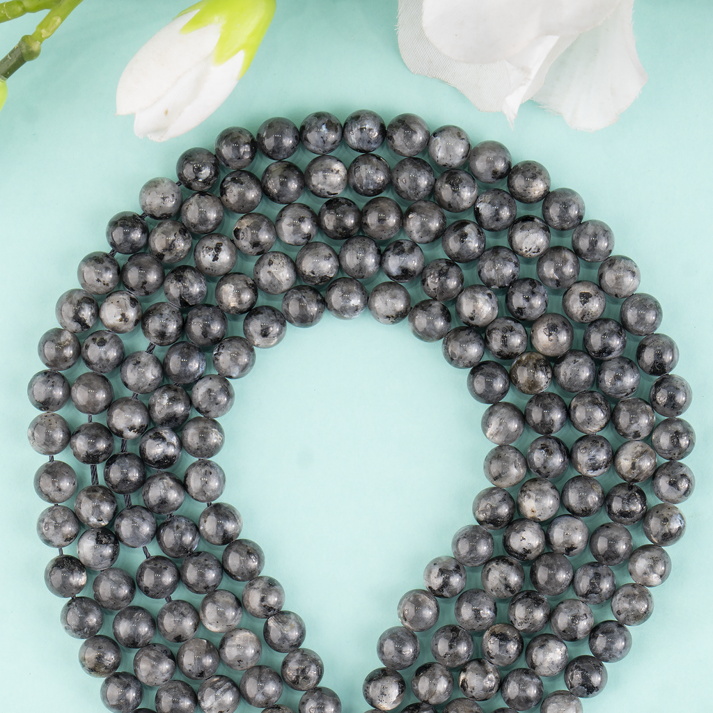 Black Labradorite Beads, Natural Round Crystal Beads 4mm to 12mm | Beads | Wiccan Center
