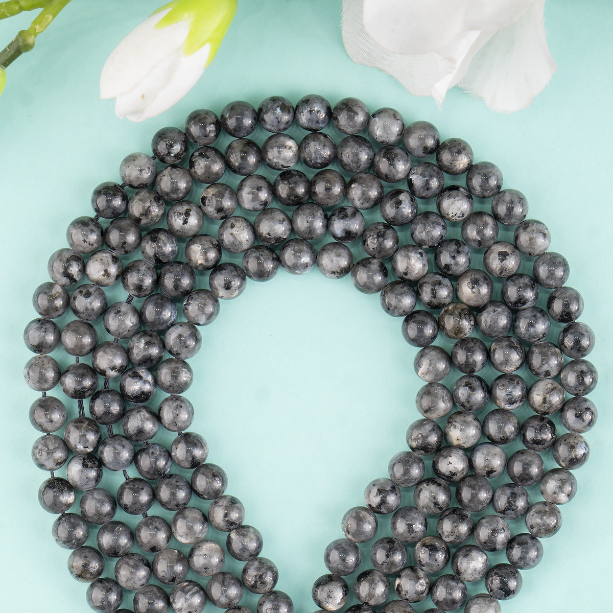 Black Labradorite Beads, Natural Round Crystal Beads 4mm to 12mm | Beads | Wiccan Center