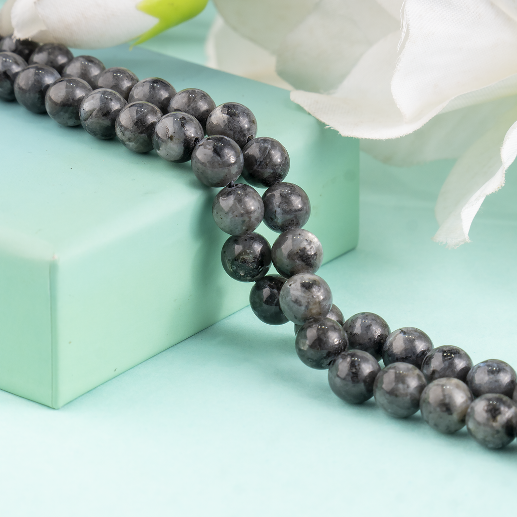 Black Labradorite Beads, Natural Round Crystal Beads 4mm to 12mm | Beads | Wiccan Center