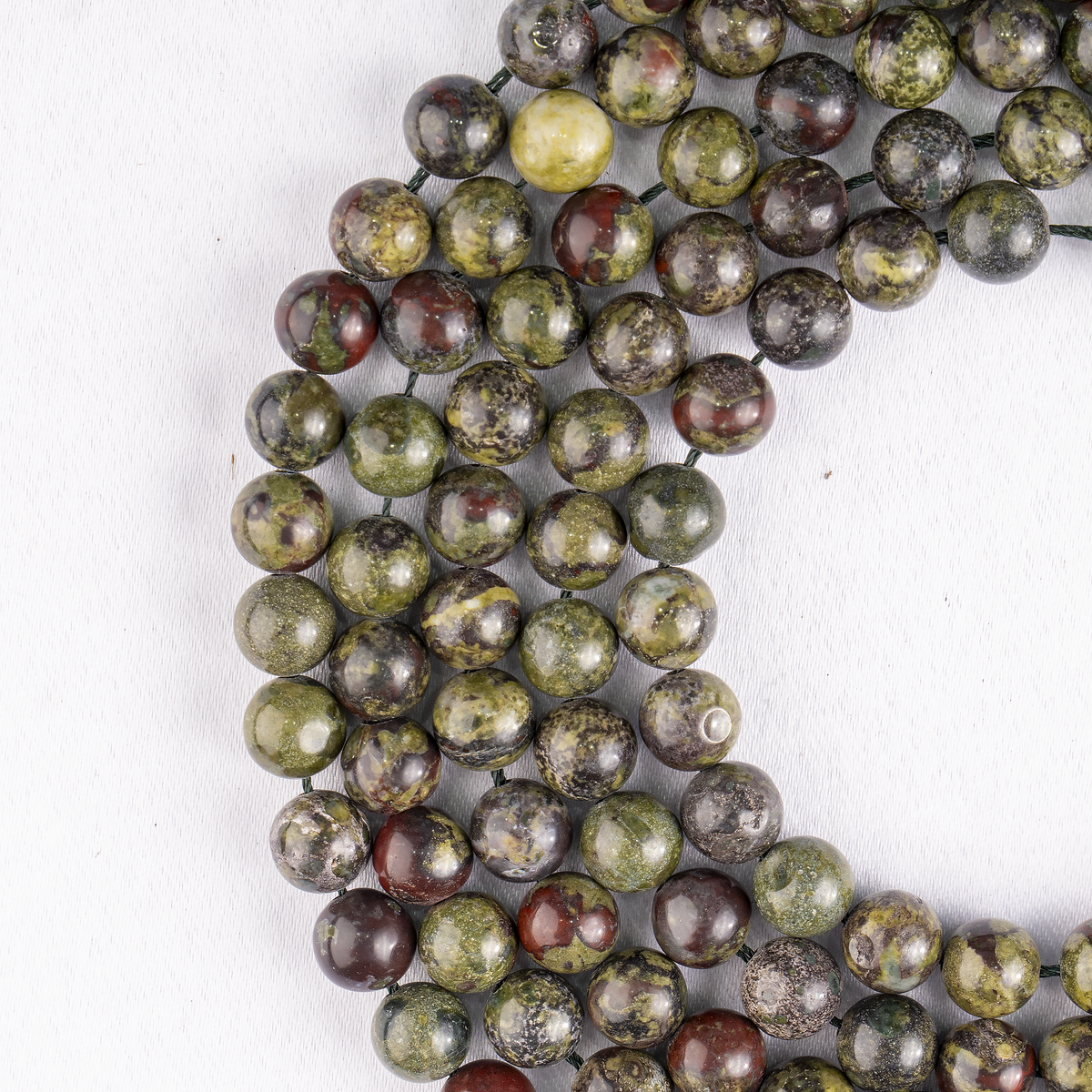 African Bloodstone Beads, Natural Round Crystal Beads 4mm to 12mm | Beads | Wiccan Center