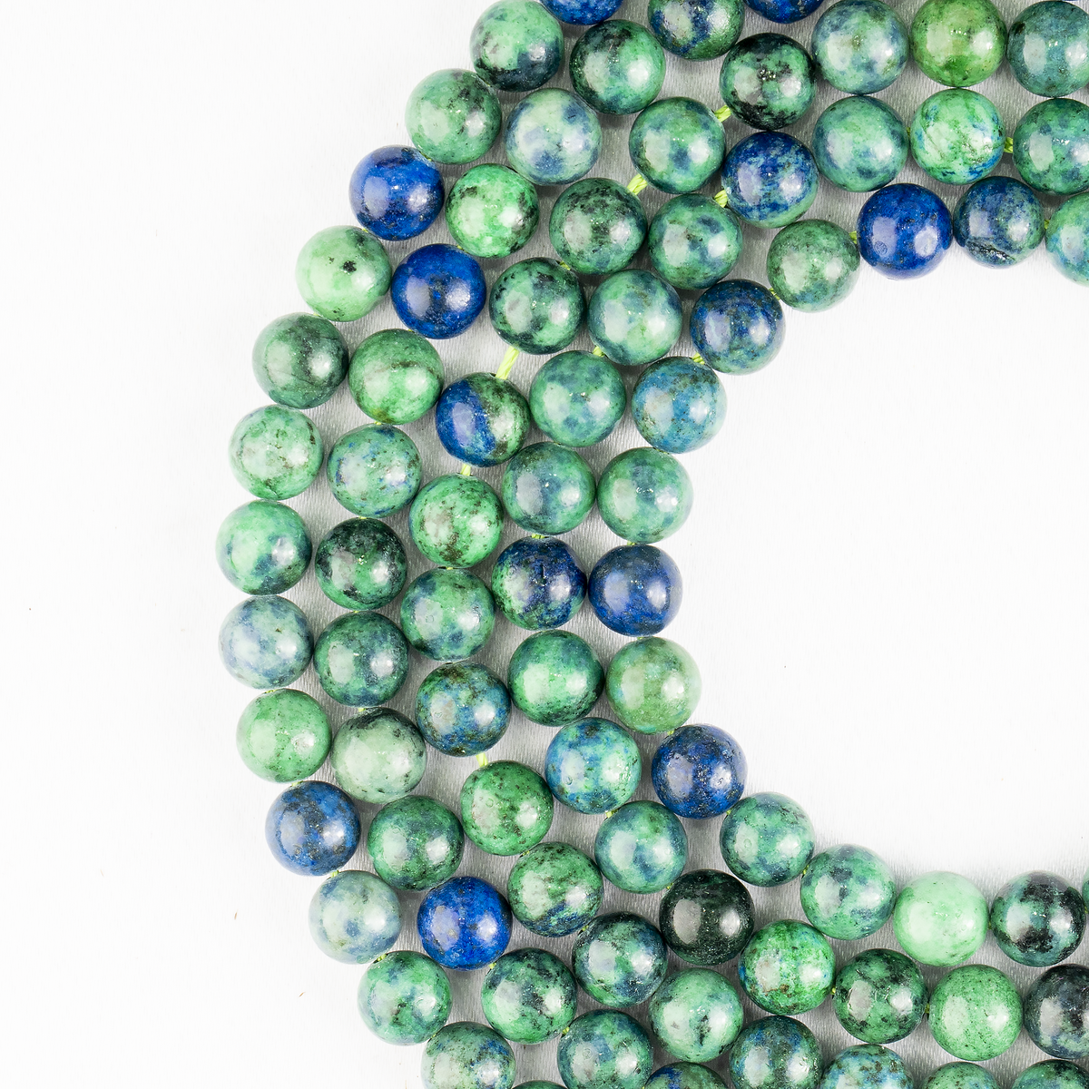 Azurite Malachite Beads, Natural Crystal Round Beads 4mm to 12mm | | Wiccan Center