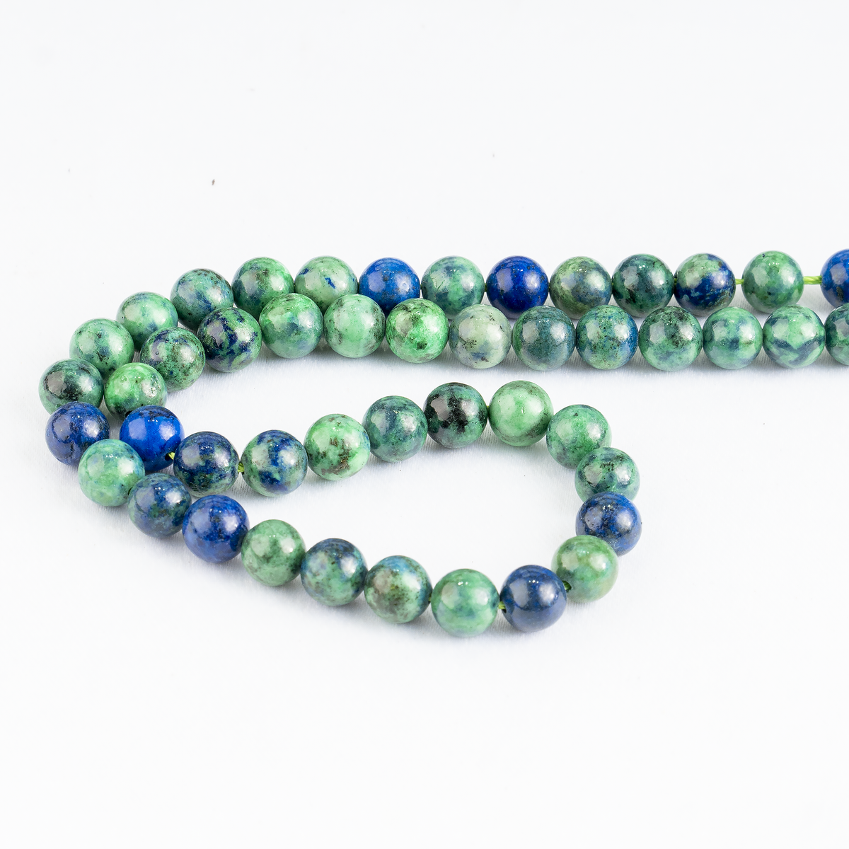 Azurite Malachite Beads, Natural Crystal Round Beads 4mm to 12mm | | Wiccan Center