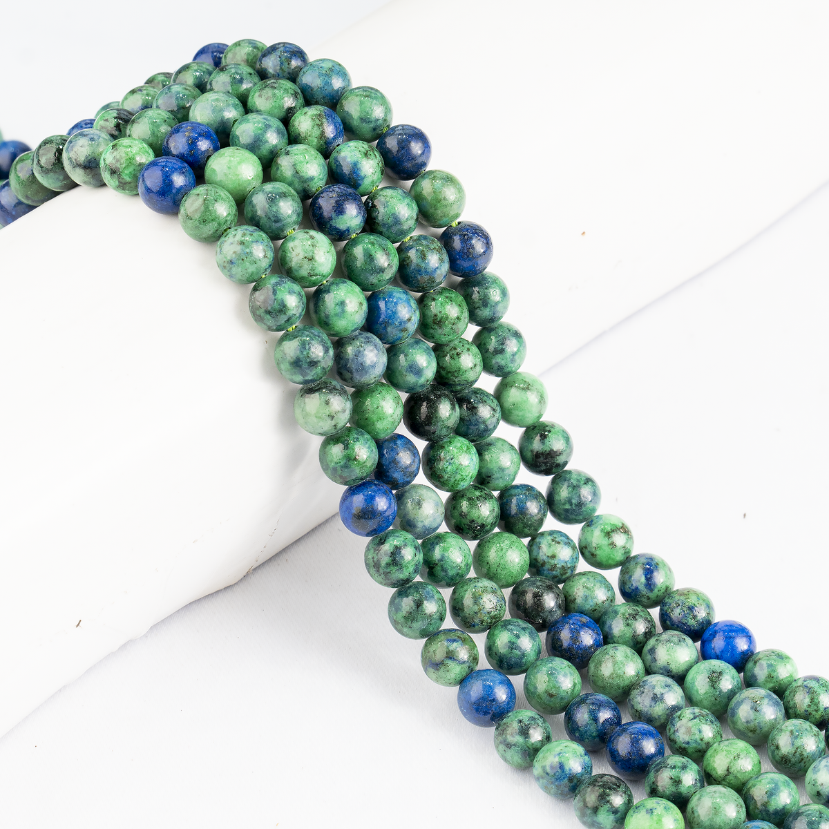 Azurite Malachite Beads, Natural Crystal Round Beads 4mm to 12mm | | Wiccan Center