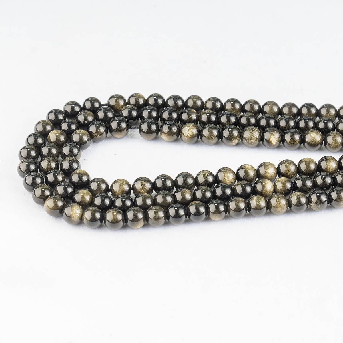 Golden Obsidian Beads, Natural Round Crystal Beads 4mm to 12mm | | Wiccan Center