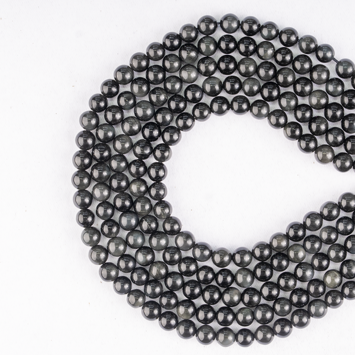 Black Obsidian Beads, Natural Round Crystal Beads 4mm to 14mm | Beads | Wiccan Center