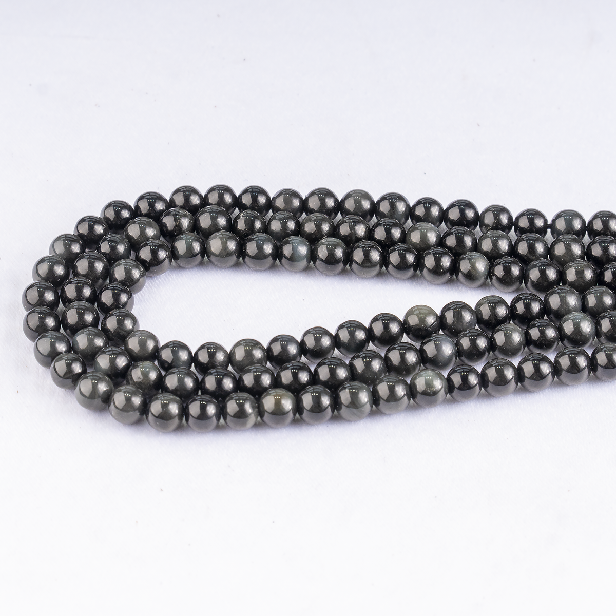 Black Obsidian Beads, Natural Round Crystal Beads 4mm to 14mm | Beads | Wiccan Center