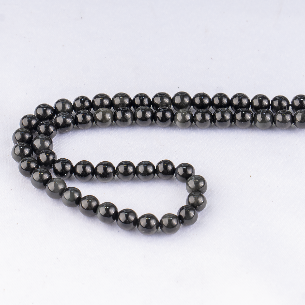 Black Obsidian Beads, Natural Round Crystal Beads 4mm to 14mm | Beads | Wiccan Center