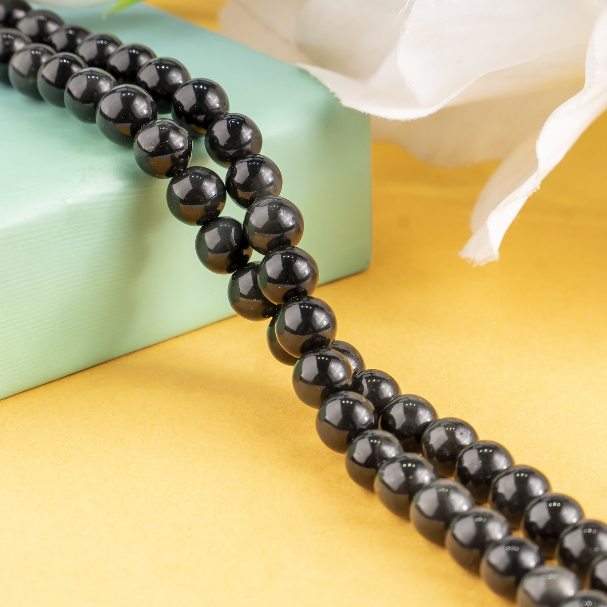 Black Obsidian Beads, Natural Round Crystal Beads 4mm to 14mm | Beads | Wiccan Center