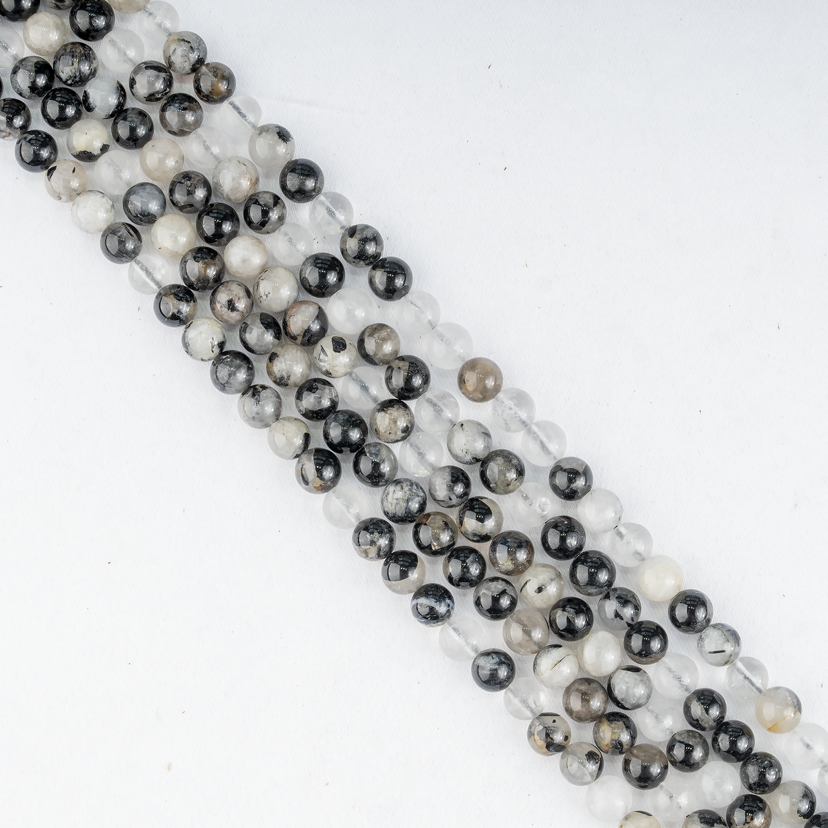 Black Rutile Beads, Natural Round Crystal Beads 6mm to 12mm | Beads | Wiccan Center
